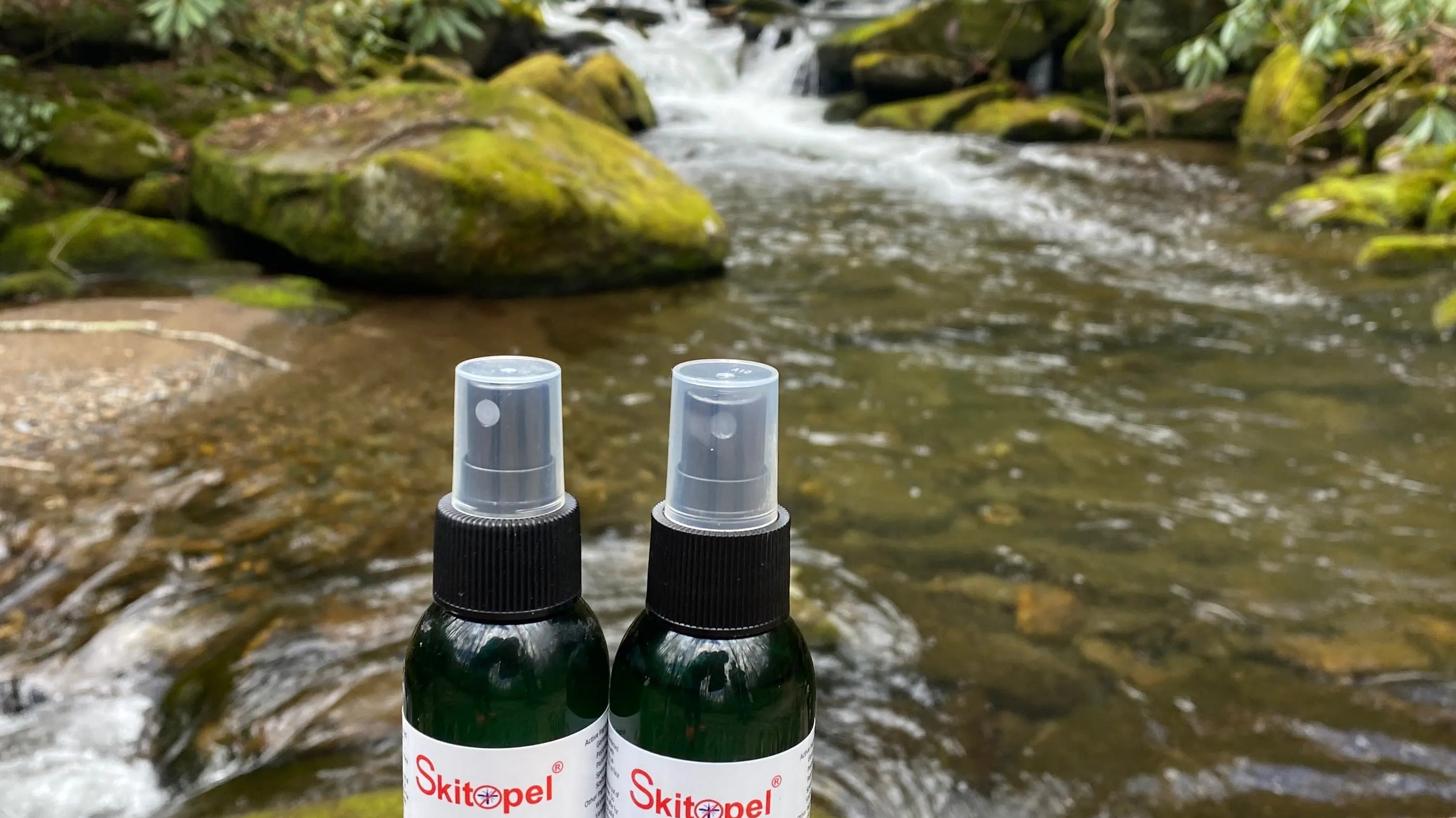 Skitopel for outdoor protection against mosquitoes, gnats, chiggers, and ticks