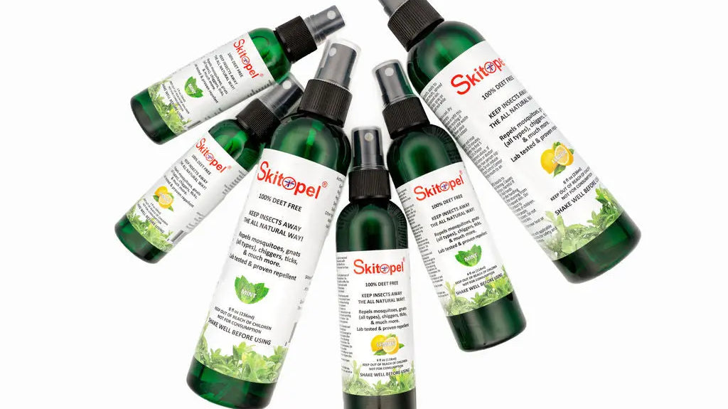 Skitopel all-natural, deet free sprays