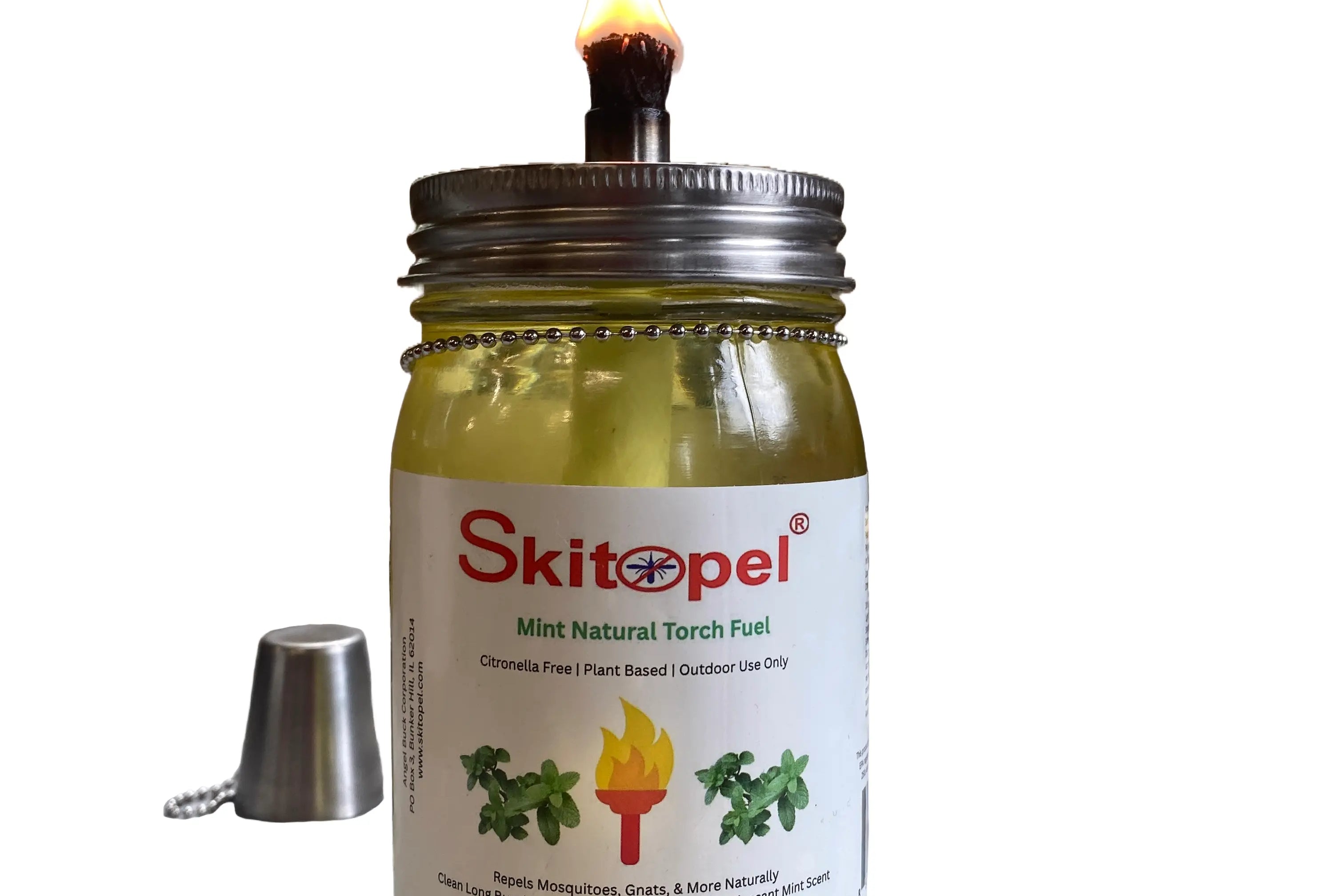 Skitopel All-Natural Tabletop Torch Skitopel