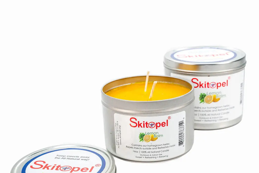 Skitopel® Lemon Balm Candle 16oz & 20oz - Skitopel