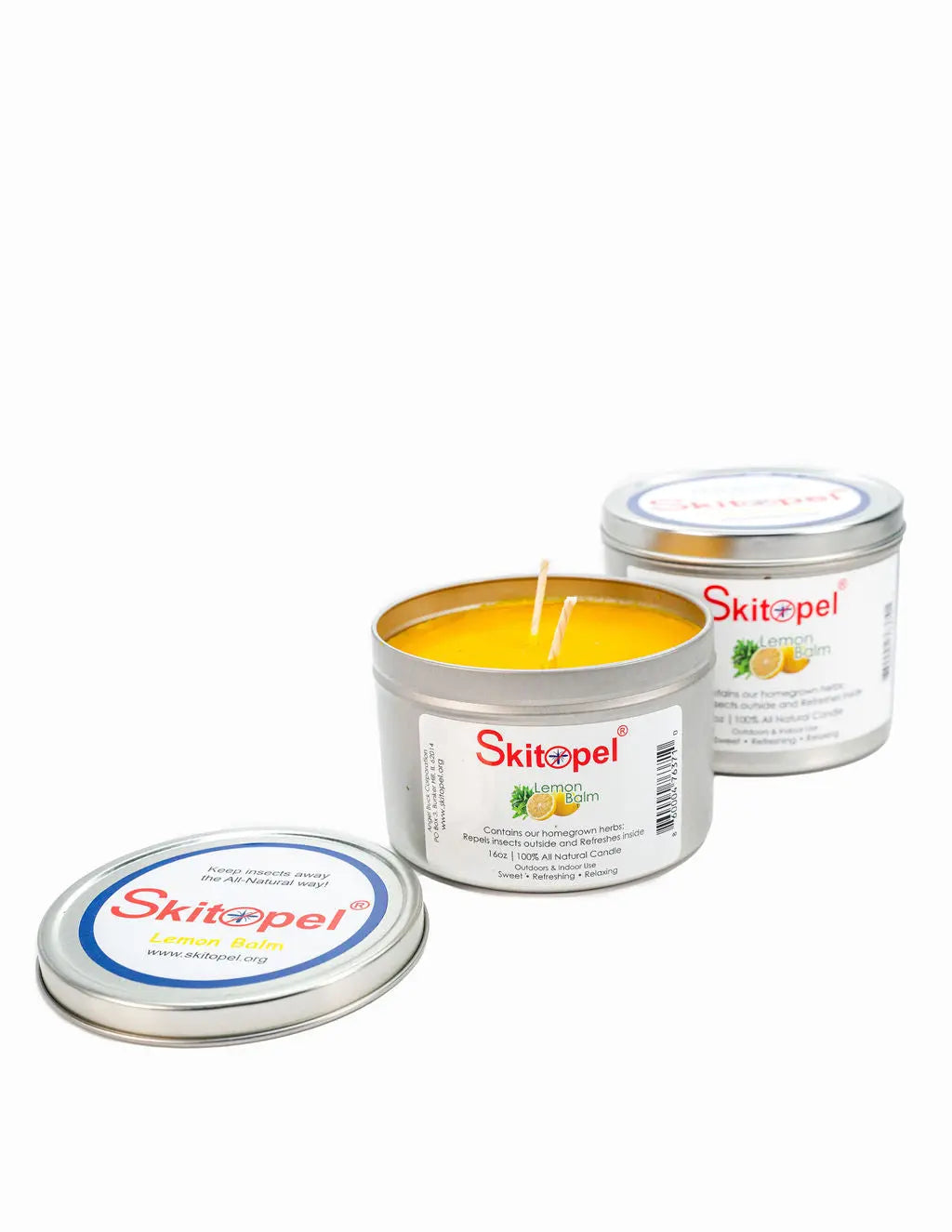 Skitopel® Lemon Balm Candle 16oz & 20oz - Skitopel