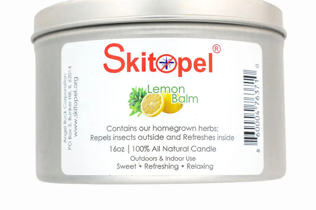 Skitopel® Lemon Balm Candle 16oz & 20oz - Skitopel