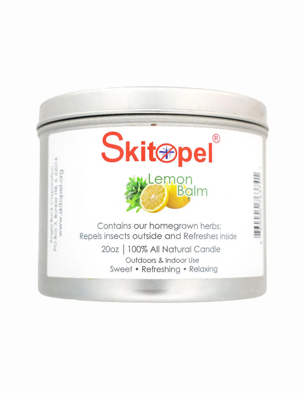 Skitopel® Lemon Balm Candle 16oz & 20oz - Skitopel