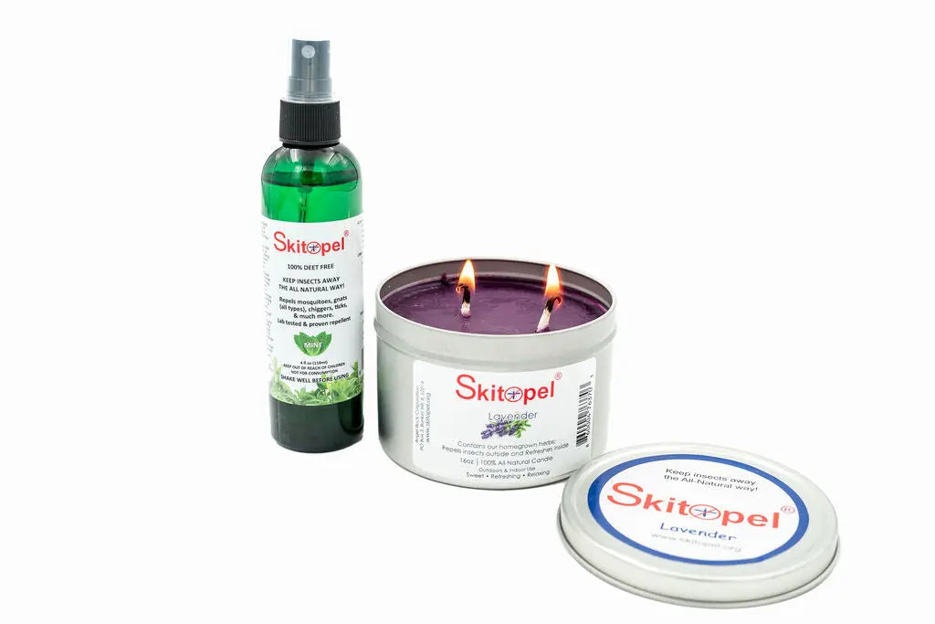 4oz Mint Spray & 16oz Lavender Candle Skitopel