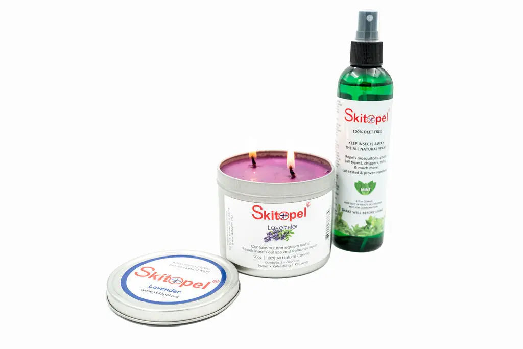 8oz Mint Spray & 20oz Lavender Candle Skitopel