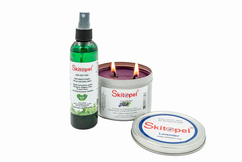 4oz Mint Spray & 16oz Lavender Candle Skitopel