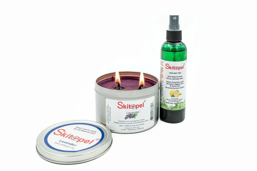 4oz Lemon Spray & 16oz Lavender Candle Skitopel