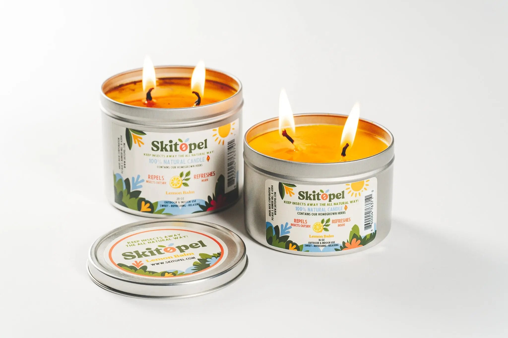 Skitopel Insect Repellent Candle Bundle for a Bug-Free, Naturally Fresh Home Skitopel