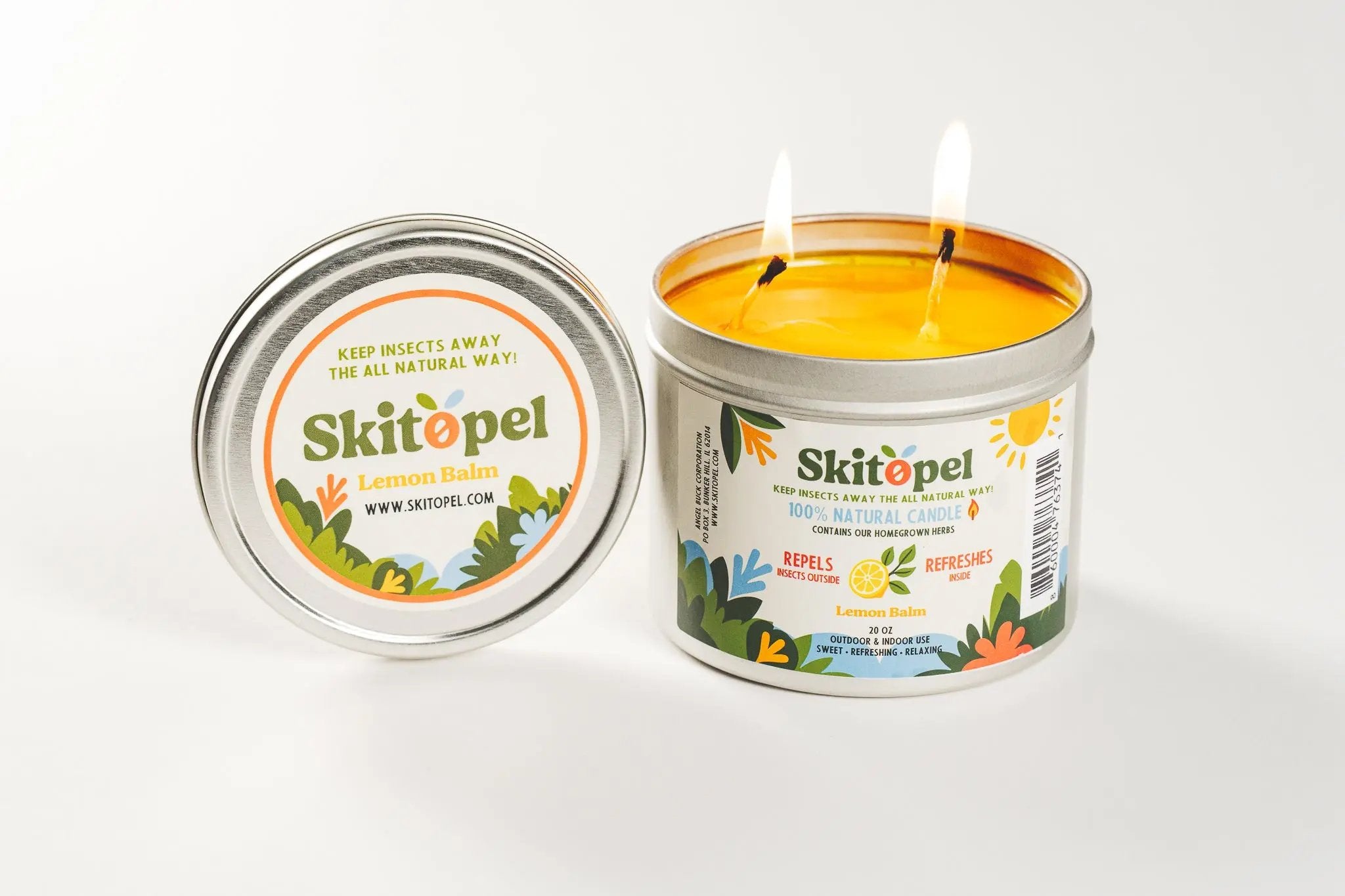 Skitopel Insect Repellent Candle Bundle for a Bug-Free, Naturally Fresh Home Skitopel