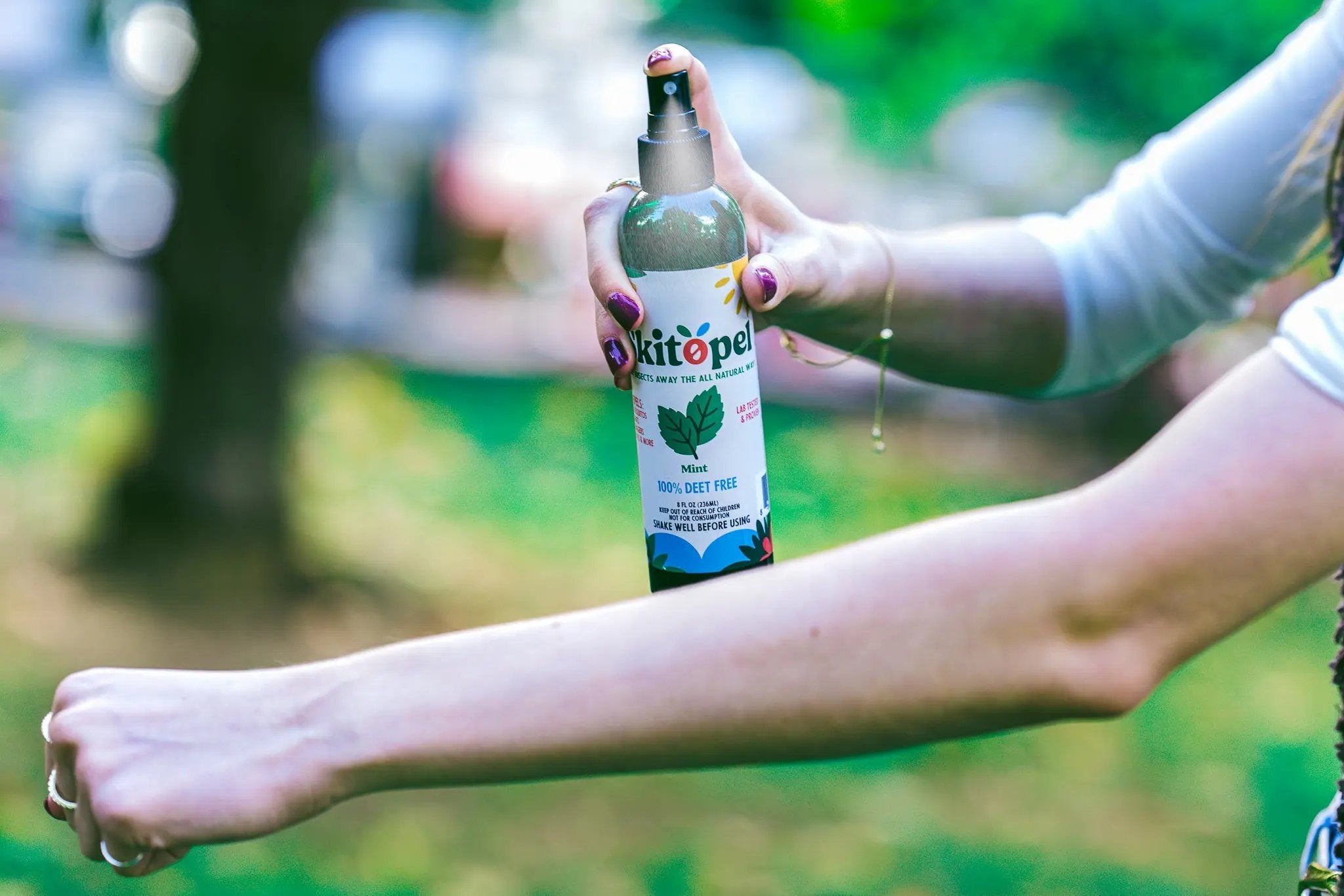 Skitopel® Mint Insect Repellent Spray - Powerful, Natural Bug Protection Skitopel