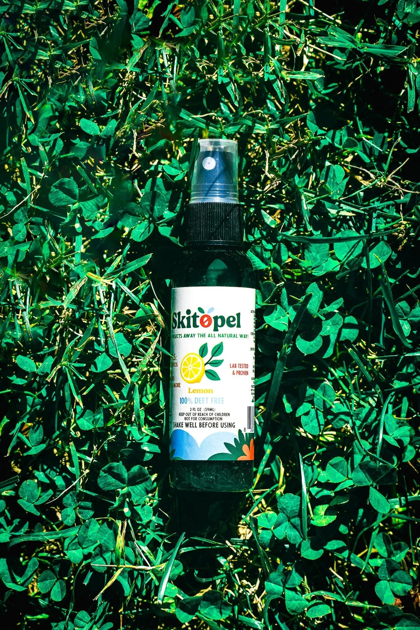 Skitopel® Lemon Insect Repellent Spray - for the Ulitmate Powerful, Chemical-Free Protection Skitopel