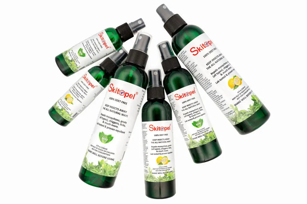 Skitopel all-natural, deet free sprays