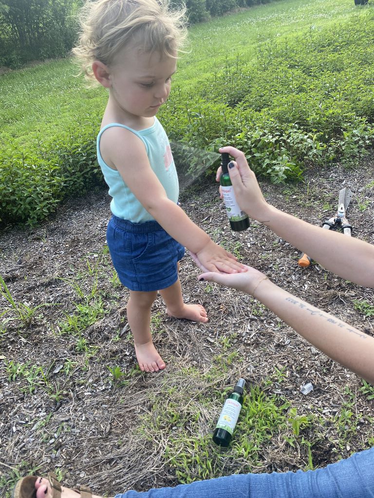 Deet Free, chemical free insect repellent spray that is safe for the entire family