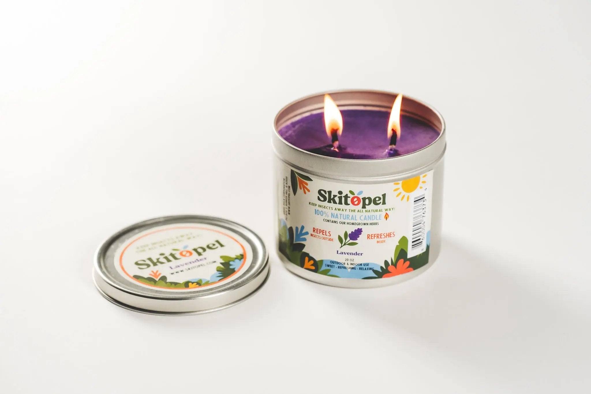 Skitopel Insect Repellent Candle Bundle for a Bug-Free, Naturally Fresh Home Skitopel