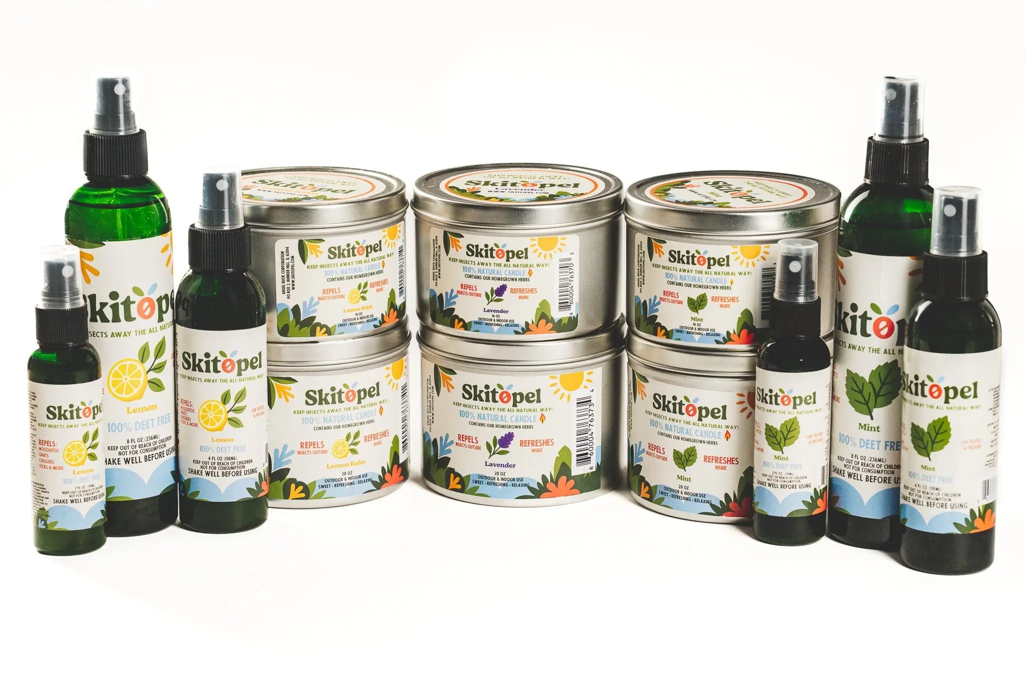 Skitopel Insect Repellent Candle Bundle for a Bug-Free, Naturally Fresh Home Skitopel